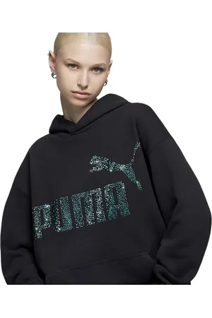 Swarovski Sudadera con capucha PUMA, Negra