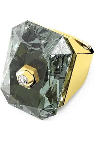 Swarovski Anillo de cóctel Numina, Talla octogonal, , Baño tono oro