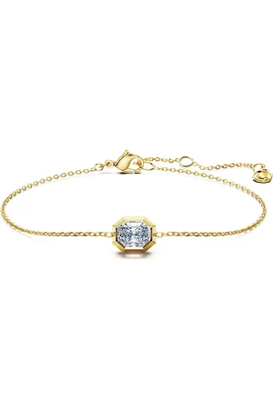 Swarovski Pulsera Eternity, Diamantes creados en laboratorio (peso total de 0,5 quilates), Forma octagonal, Oro amarillo de 18 quilates