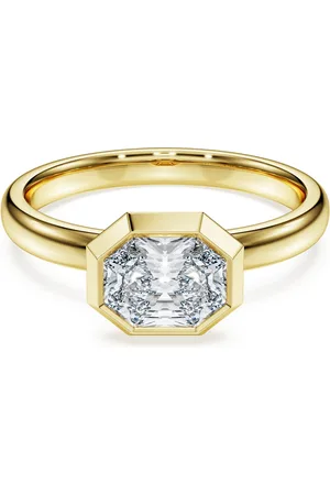 Swarovski Anillo bisel Eternity, Diamantes creados en laboratorio (peso total de 1,0 quilates), Forma octagonal, Oro amarillo de 18 quilates