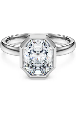 Swarovski Anillo bisel Eternity, Diamantes creados en laboratorio (peso total de 2,0 quilates), Forma octagonal, Oro de 18 quilates