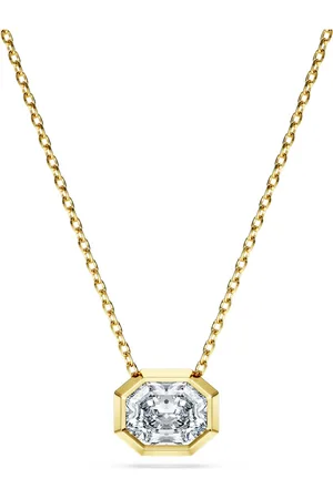 Swarovski Colgante Eternity, Diamantes creados en laboratorio (peso total de 1,0 quilates), Forma octagonal, Oro amarillo de 18 quilates