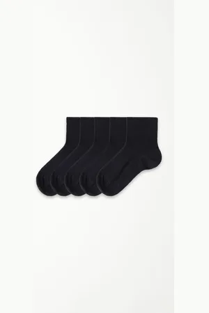 Tezenis Pack 5 calcetines cortos algodón unisex para niños Unisex Tamaño 34-36