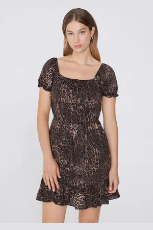 Tezenis Vestido Corto de Manga Corta de Tela de Viscosa Mujer Tamaño S