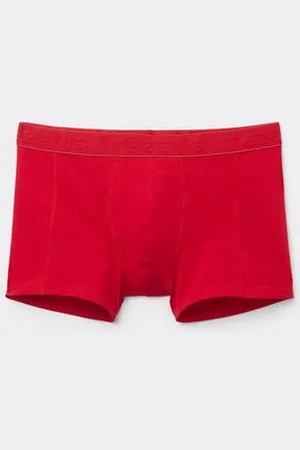 Tezenis Bóxer de Algodón Orgánico con Costuras en Contraste con Logo Hombre Tamaño L