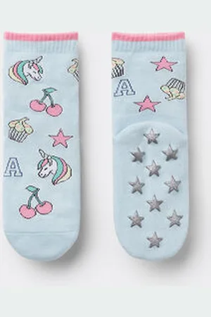Tezenis Calcetines Antideslizantes Algodón Ligero Estampado para Niña Chica Tamaño 34-36