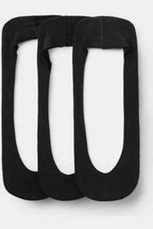 Tezenis 3 pares de calcetines invisibles de algodón de corte bajo Mujer Tamaño TU