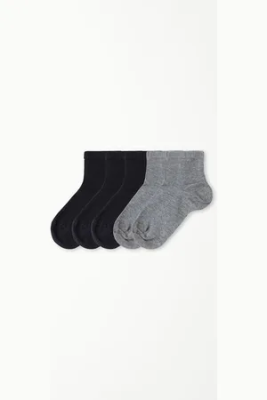 Tezenis Pack 5 calcetines cortos algodón unisex para niños Unisex Tamaño 28-30
