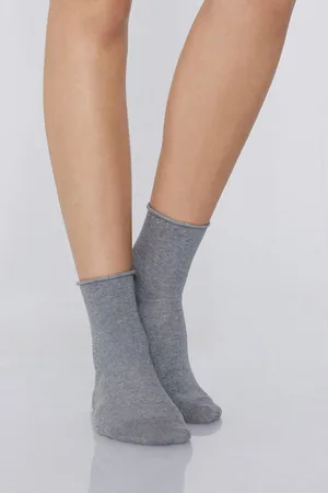 Tezenis 5 Pares de Calcetines Cortos de Algodón Sin Borde Mujer Tamaño TU