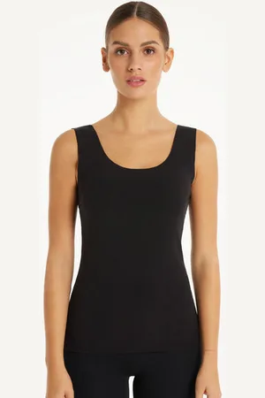 Tezenis Camiseta Tirantes Sin Costuras Algodón Orgánico Mujer Tamaño S