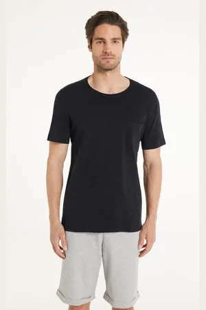 Tezenis Camiseta de Algodón con Bolsillo Hombre Tamaño M