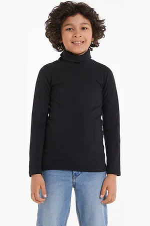 Tezenis Camiseta térmica de manga larga y cuello alto para niños Unisex Tamaño 12-13