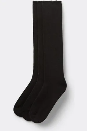 Tezenis 3 Pares Calcetines Largos Algodón Término Mujer Mujer Tamaño TU