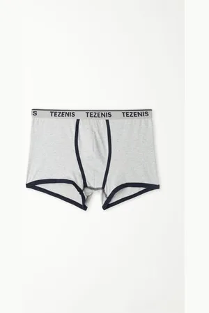 Tezenis Bóxer Algodón Orgánico Bordes Contraste Logo Hombre Tamaño XL