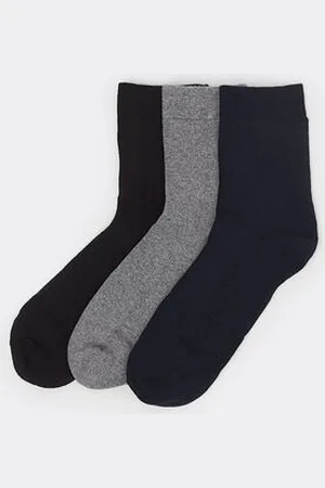 Tezenis 3 Pares Calcetines Cortos Algodón Término Hombre Hombre Tamaño TU