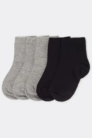 Tezenis Pack 5 calcetines cortos algodón unisex para niños Unisex Tamaño 34-36
