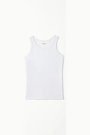 Tezenis Camiseta de tirantes anchos básica de algodón para niños unisex Unisex Tamaño 2-3