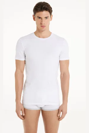 Tezenis Camiseta de Algodón Elástico Hombre Tamaño XS