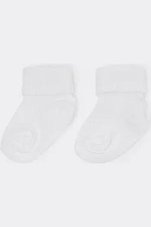 Tezenis Calcetines Cortos para Bebé de Canalé con Vuelta Tamaño 12-24