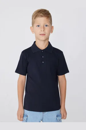 Tezenis Polo de Manga Corta de Algodón para Niño Niño Tamaño 2-3