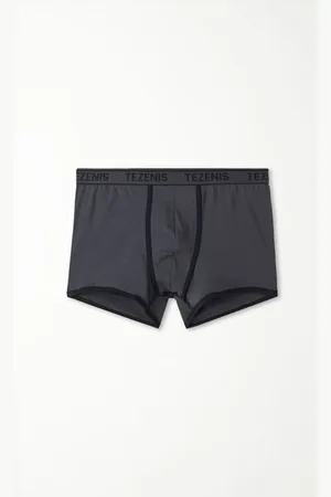 Tezenis Bóxer Algodón Orgánico Bordes Contraste Logo Hombre Tamaño L