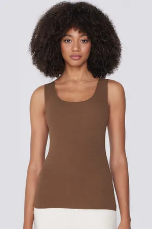 Tezenis Camiseta Tirantes Sin Costuras Algodón Orgánico Mujer Tamaño XL