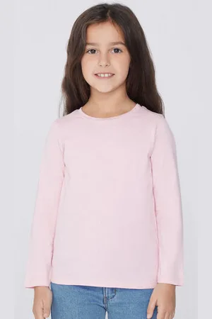 Tezenis Camiseta de manga larga básica unisex 100% algodón niños Unisex Tamaño 4-5