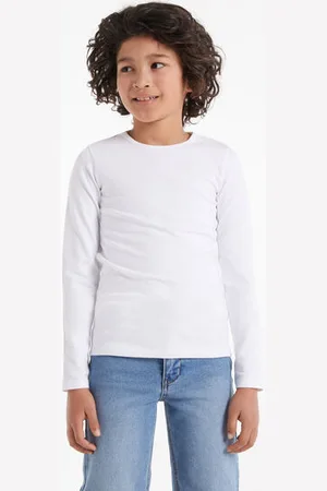 Tezenis Camiseta de manga larga térmica en algodón unisex de niños Unisex Tamaño 6-7