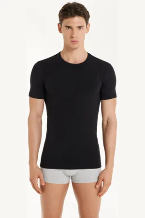 Tezenis Camiseta térmica de manga corta de algodón hombre Hombre Tamaño M