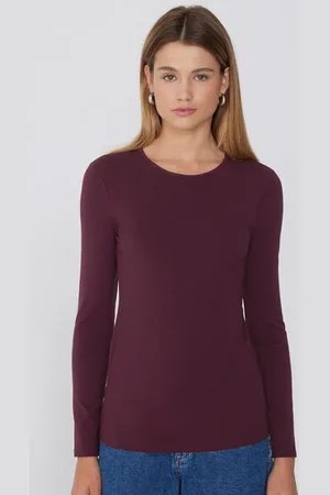 Tezenis Camiseta con Cuello Redondo de Algodón y Modal Térmico Mujer Tamaño L