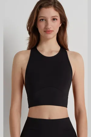 Tezenis Top Corto de Microfibra sin Mangas Mujer Tamaño S