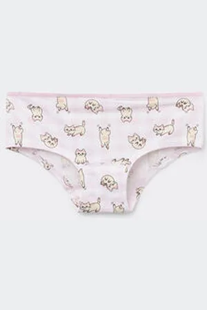 Tezenis Culotte Basic de Algodón Estampado para Niña Chica Tamaño 10-11