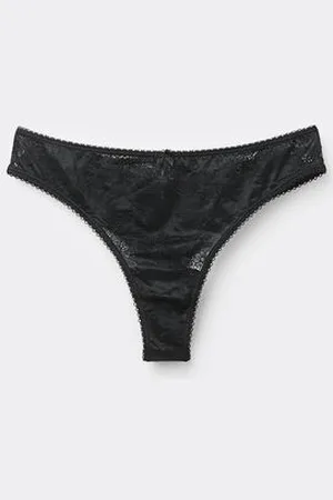 Tezenis Braguita Brasileña Noir Opulence Mujer Tamaño S