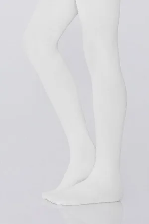 Tezenis Media tupida 50 denier para niña Chica Tamaño 7-9