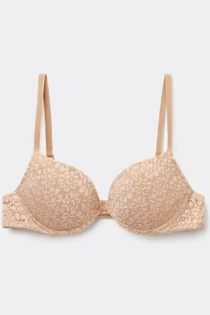 Tezenis Sujetador Super Push-up Encaje Reciclado Los Angeles Mujer Tamaño 2C