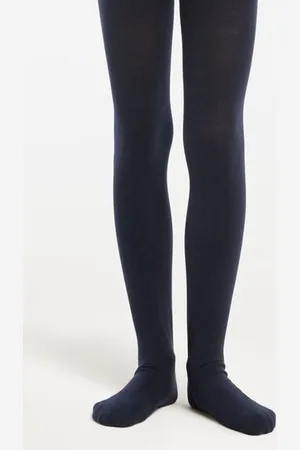 Tezenis Leotardos de algodón básico para niña Chica Tamaño 7-9