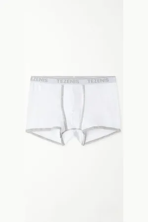 Tezenis Bóxer Algodón Orgánico Bordes Contraste Logo Hombre Tamaño L