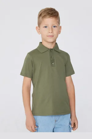 Tezenis Polo de Manga Corta de Algodón para Niño Niño Tamaño 6-7