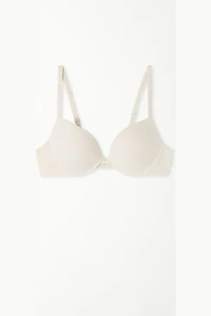 Tezenis Sujetador Push-Up con Relleno de Microfibra Reciclada Venice Mujer Tamaño 1B
