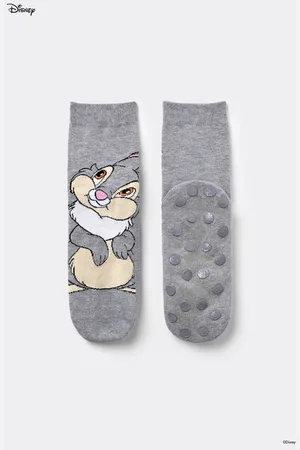 Tezenis Calcetines Antideslizantes Disney Bambi Mujer Mujer Tamaño TU