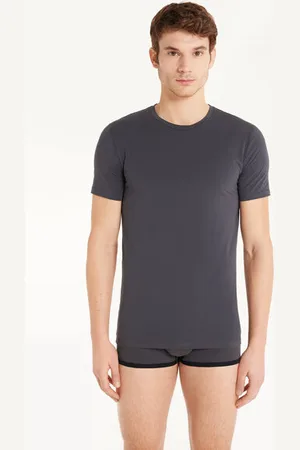 Tezenis Camiseta de Algodón Elástico Hombre Tamaño M