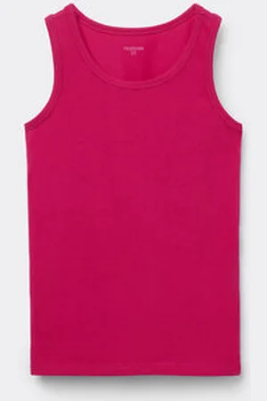 Tezenis Camiseta de tirantes anchos básica de algodón para niños unisex Unisex Tamaño 2-3