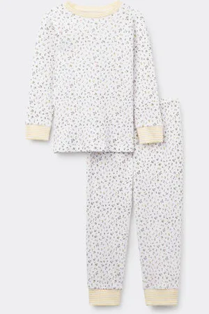 Tezenis Pijama Largo Canalé Algodón Estampado Niña Chica Tamaño 12-13