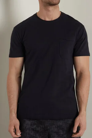 Tezenis Camiseta de Algodón con Bolsillo Hombre Tamaño L