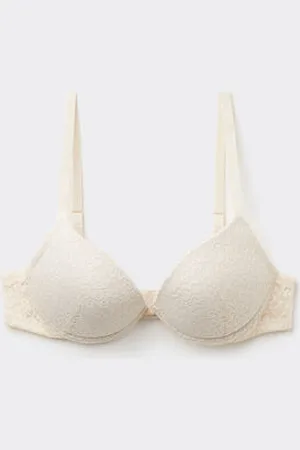 Tezenis Sujetador Super Push-up Encaje Reciclado Los Angeles Mujer Tamaño 2C