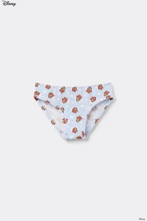 Tezenis Braguita de Algodón con Estampado de Disney de Dama para Niña Chica Tamaño 6-7