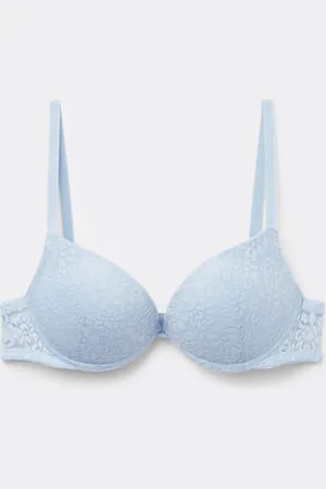 Tezenis Sujetador Super Push-up Encaje Reciclado Los Angeles Mujer Tamaño 1B