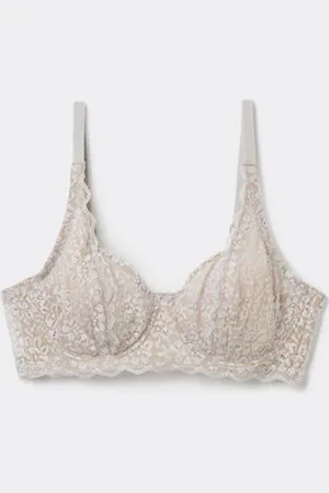 Tezenis Sujetador balconette sin relleno de encaje reciclado Paris Mujer Tamaño 3B