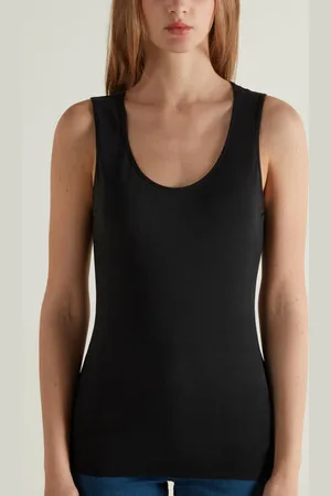 Tezenis Camiseta Tirantes Anchos Algodón Orgánico Escote Redondeado Mujer Tamaño XL