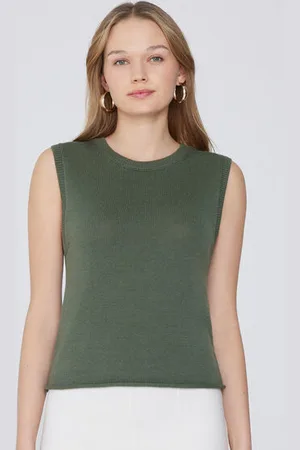Tezenis Camiseta Tirantes Anchos Chaleco Algodón Calado Mujer Tamaño S